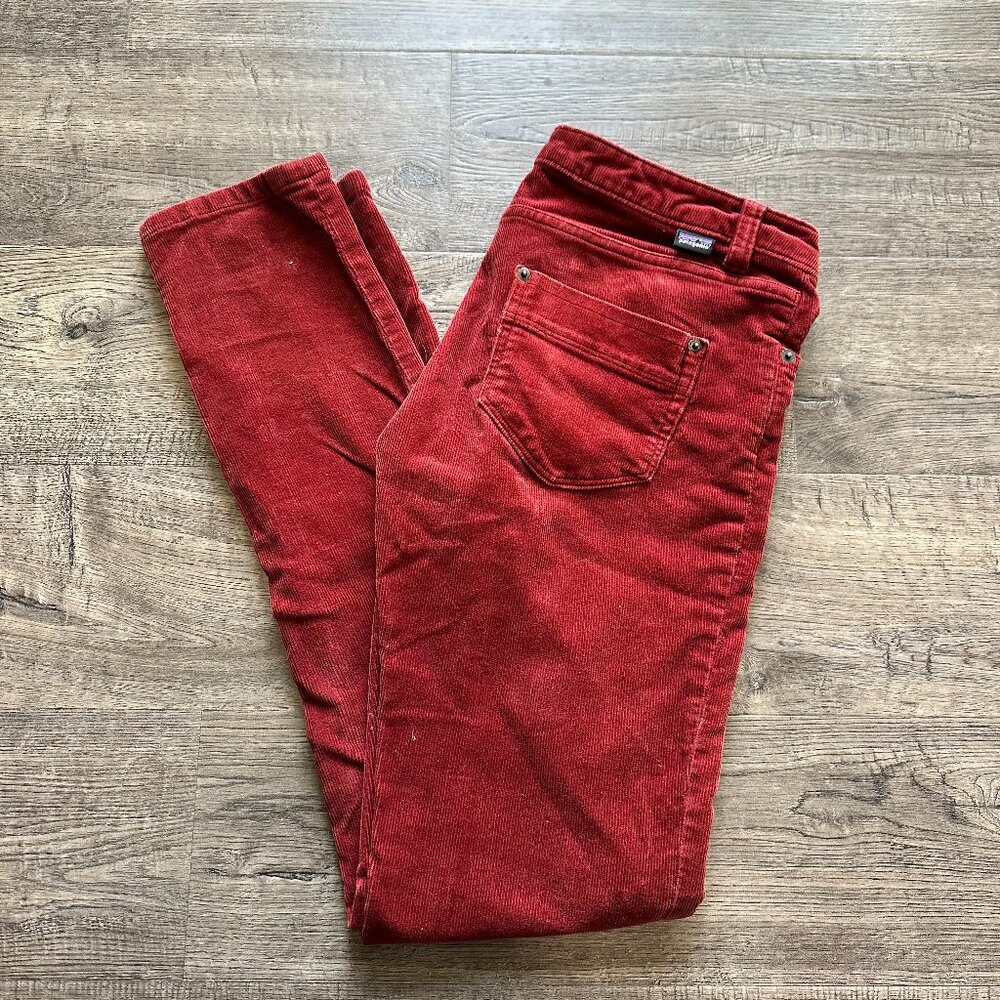 Patagonia Womens Maroon Corduroy Pants
